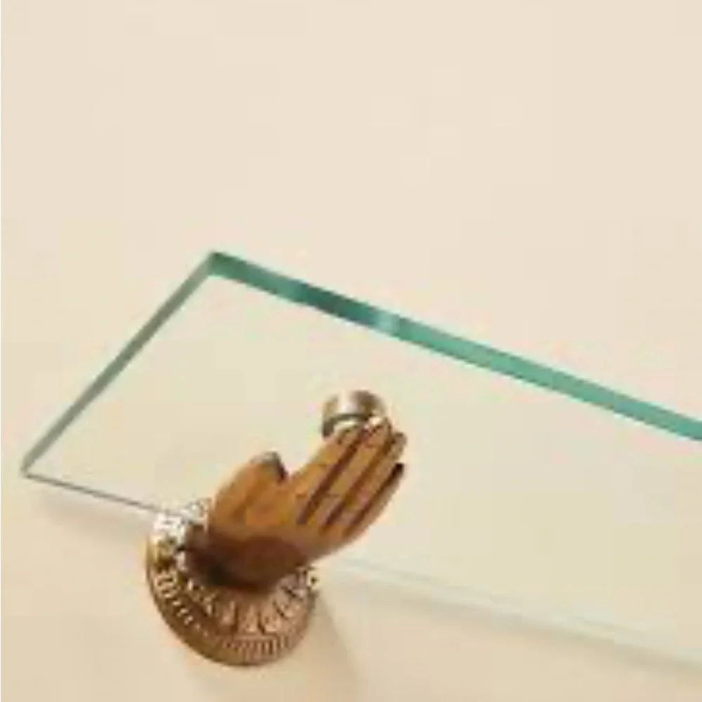 Anthropologie 24” Nellie Glass Shelf